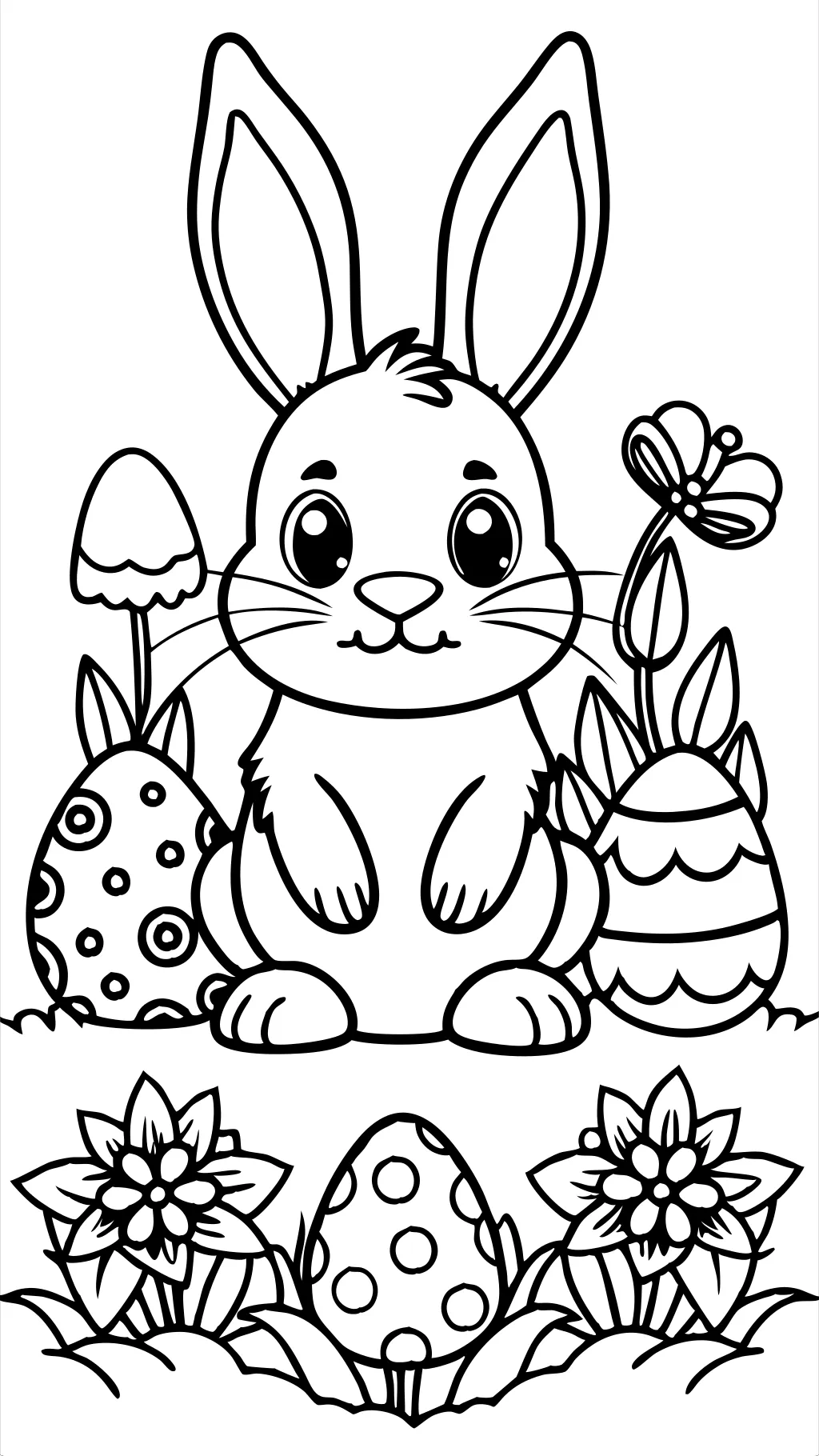 coloriage lapin